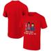 Men's Ripple Junction Red Bob's Burgers Carol the Crap Out of You Holiday Graphic T-Shirt