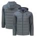 Men's Cutter & Buck Gray Arizona Diamondbacks Evoke Hybrid Eco Recycled Full-Zip Hooded Jacket