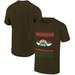 Men's Ripple Junction Olive Brown Friends Central Perk Holiday Graphic T-Shirt