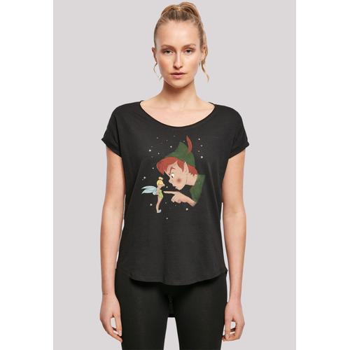 „T-Shirt F4NT4STIC „“Disney Peter Pan Tinkerbell Hey You““ Gr. M, schwarz Damen Shirts Jersey Premium Qualität“