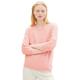 Sweatshirt TOM TAILOR DENIM Gr. M, pink (crystal pink) Damen Sweatshirts