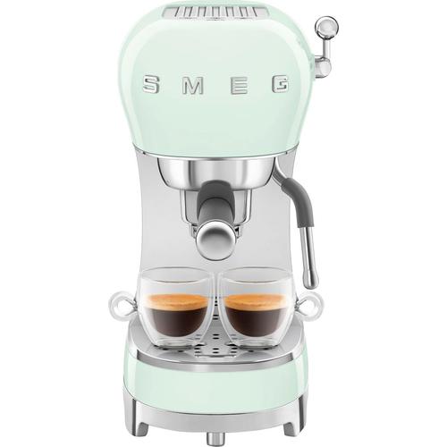 „SMEG Espressomaschine „“ECF02PGEU““ Kaffeemaschinen grün (pastellgrün) Espressomaschine“