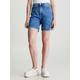 Shorts CALVIN KLEIN JEANS "MOM SHORT" Gr. 30, N-Gr, blau (denim medium) Damen Hosen 5-Pocket-Jeans High-Waist-Hosen