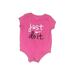 Nike Short Sleeve Onesie: Pink Graphic Bottoms - Size 9 Month