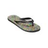 Sandale QUIKSILVER "Molokai Recycled", Gr. 12(45), blau (schwarz, blau, schwarz), Obermaterial: Synthetikmaterial / Außensohle: Moosgummi, Schuhe