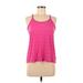 Nike Active Tank Top: Pink Print Activewear - Women's Size Medium