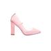 Nasty Gal Inc. Heels: Pink Color Block Shoes - Women's Size 6