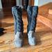 Anthropologie Shoes | Anthropologie Knit Boots Size 7.5 | Color: Brown/Gray | Size: 7.5