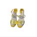 Gucci Shoes | Gucci Crystal Gg Sandals | Color: Gold/Yellow | Size: 10.5