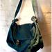 Free People Bags | New! Rare Free People Suede Teal Messenger Tote Bag | Color: Blue/Green | Size: Os