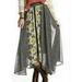 Free People Skirts | Free People Lovely Lady Maxi Skirt Boho Handkerchief Festival Multicolor | Color: Gray/Yellow | Size: Xs