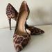 Jessica Simpson Shoes | Beautiful Jessica Simpson Leopard Print 3.5” Heels Uc | Color: Black/Brown | Size: 9