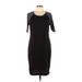 Lularoe Casual Dress - Sheath: Black Solid Dresses - Women's Size X-Large