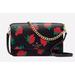 Kate Spade New York Bags | New Kate Spade Madison Rose Toss Printed Flap Crossbody Saffiano Black Multi | Color: Black/Gold | Size: Os