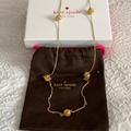 Kate Spade Jewelry | Euc Kate Spade Gold Tone Necklace | Color: Gold | Size: See Above