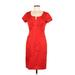 Donna Ricco Casual Dress - Sheath: Red Dresses - Women's Size 6