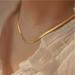 Anthropologie Jewelry | 14k Gold Filled Minimalistic Necklace | Color: Gold | Size: Os