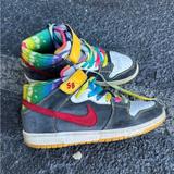 Nike Shoes | 2008 Nike Sb Dunk Mid Pro Tie Dye Obsidian / Red | Color: Blue/Red | Size: 10.5