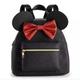 Disney Bags | Disney Minnie Mouse Bow And Ears Sparkle Mini Backpack | Color: Black/Red | Size: Os