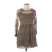 American Rag Cie Casual Dress: Gray Dresses - Women's Size Small