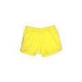 Lands' End Khaki Shorts: Yellow Solid Bottoms - Kids Girl's Size 7