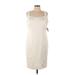 Kasper Casual Dress - Sheath: Ivory Dresses - Women's Size 10