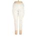 Simply Vera Vera Wang Casual Pants - High Rise: Ivory Bottoms - Women's Size X-Large