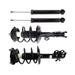 2017-2019 Toyota Prius Prime Front and Rear Shock Strut and Coil Spring Kit - TRQ