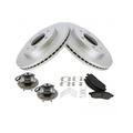 2005 Ford F150 Front Brake Pad and Rotor and Wheel Hub Kit - TRQ BKA23913