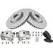 2012-2015 Honda CRV Front Brake Pad Rotor and Caliper Set - TRQ BKA25512