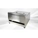 Elite Kitchen Supply Commercial Electric Deep Fryer 20 qt. 7 Gallon Countertop Dual Deep Fryer, Silver | 18 H x 26 W x 23 D in | Wayfair FY7