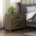 Millwood Pines Cantarero Nightstand Wood in Brown | 27 H x 27 W x 16 D in | Wayfair 86285FD199204BDCBE03CD9F2888C12A