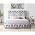 Rosdorf Park Kendylle Upholstered Sleigh Bed Upholstered in Gray | 0 W x 0 D in | Wayfair 3E862599EEC64531B4C02DADE45CF9F1