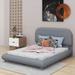 Latitude Run® Euline Full/Double Platform Bed Upholstered in Gray | 37.2 H x 60 W x 80.3 D in | Wayfair AFE3455A6B3F42948756BB33440B9421