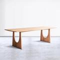 Loon Peak® Jacquelene Dining Table Wood in Brown/Green | 29.53 H x 54.72 W x 27.36 D in | Wayfair 3D00A27A34A942768CA863541558F8BF