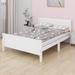 Alcott Hill® Ciarnan Queen Platform Bed Wood in White | 35.4 H x 62.5 W x 87 D in | Wayfair EEDB7C98F844477C8B345D7C1DB62FBB