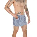CLEVER-MENMODE Hommes Sommeil Bas Sexy Portable Serviette Pantalon Culottes Pyjamas Lieux Sourire