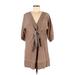 Zara Basic Casual Dress: Brown Dresses - Women's Size Medium