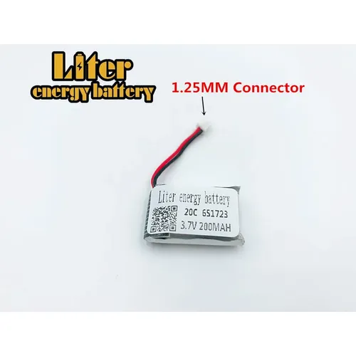 3 7 V 200 mAh 651723 Lipo batterie Für Syma S107 S107G 1 S Li-Po Batterie Hubschrauber Teil Für 3D