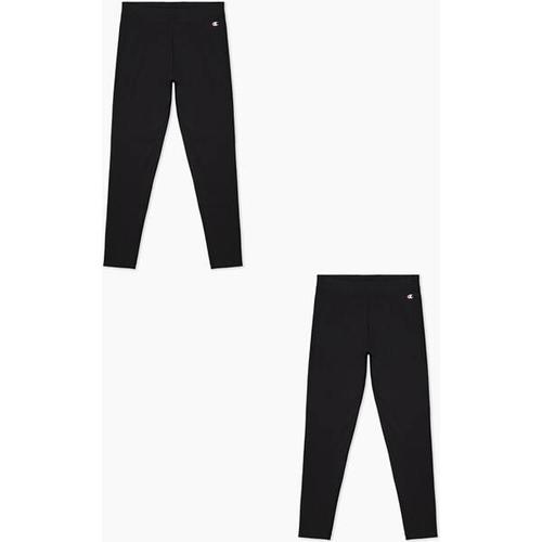 CHAMPION Damen Hose 2Pack Leggings, Größe XS in Schwarz