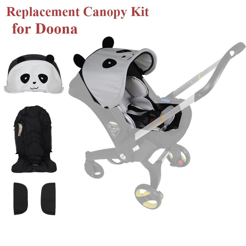 Doona Kinderwagen Zubehör Baldachin Sitzbezug für 4in1 Autositz Wechsel Waschset Kinderwagen Sonnenschirm Matratze Fit Foofoo Autositz Image