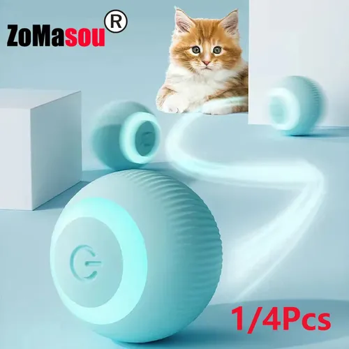 1/4pc Katze interaktive Ball Smart Katzen spielzeug elektronische interaktive Katzen spielzeug