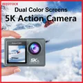 Action-Kamera 5k 30fps 1080p Wifi-Fernbedienung Dual-Screen 170 ° wasserdicht geeignet für Outdoor