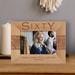 Have A Great 60th Birthday Personalized Wooden Frame-6 x 4 Brown Horizontal