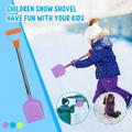 Apmemiss Clearance Snow Shovels for Kids 18.5Inch Beach Sand Shovels Gardening Tools Snow Shovel Durable Stainless Steel Handle Plastic Spade for Digging Sand Shoveling Snow Fun Gift Set