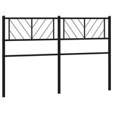 vidaXL Headboard Metal Bed Header with Back Support for Bedroom Furniture