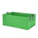 Wozhidaoke Fabric Raised Garden Bed Rectangle Breathable Planting Container Growth Bag Army Green Army Green Standard