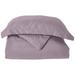 1500 Thread Count - Wrinkle Resistant - Egyptian Quality 2Pc Duvet Cover Set Solid / XL Lilac