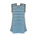 EHQJNJ Baby Girl Clothes 0-3 Months Dress Little Girl Blue Black Striped Sleeveless Casual Dress Loose Style Blue Solid Girls 4-6 Baby Girls Clothing Summer Sale