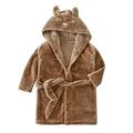 mveomtd Kids Baby Boys Girls Hooded Warm Flannel Towel Robe Bathrobe Soft Pajamas Sleepwear Christmas Pajamas Pajamas for Kids